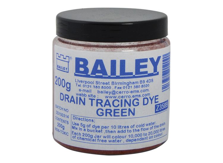 Bailey Drain Tracing Dye