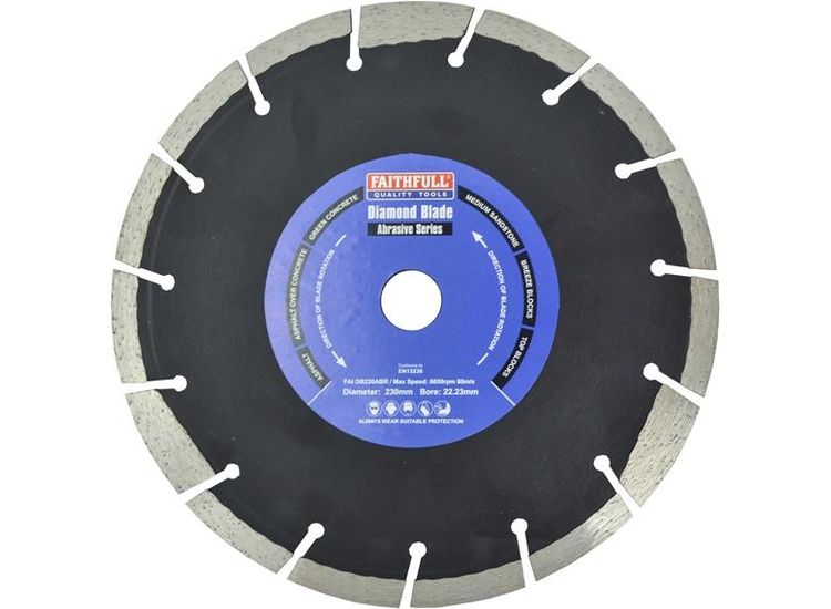 Faithfull Abrasive Series Diamond Blade