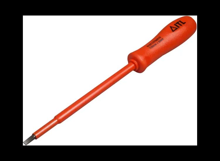 ITL Insulated Insulated Slim Slotted Screwdriver 150 x 8mm