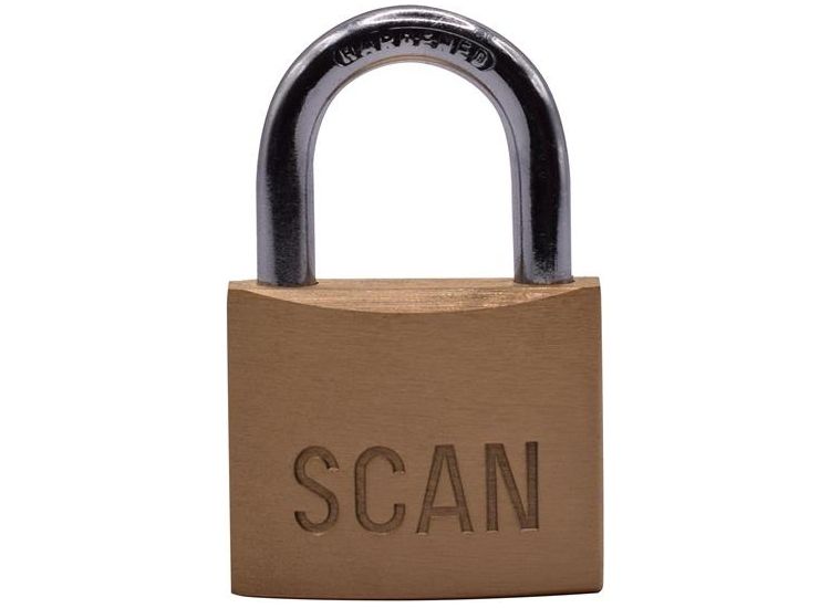 Scan Brass Rust-Resistant Durable Padlocks