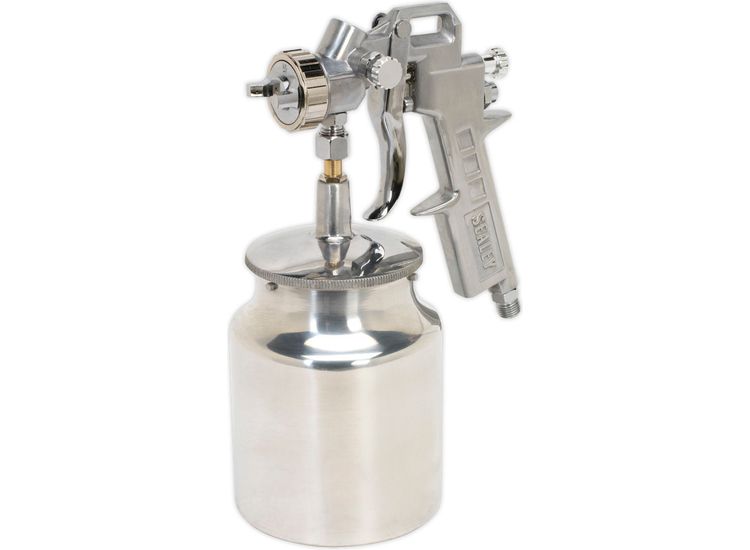 Sealey SSG2 Spray Gun Suction Feed General Purpose 1.5mm Set-Up