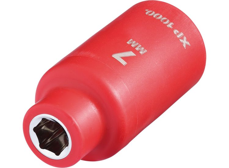 Draper 16336 XP1000&amp;#174; VDE Socket, 3/8" Sq. Dr., 7mm