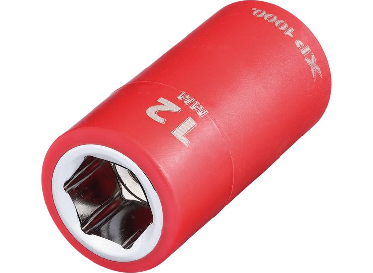 Draper 17638 XP1000&amp;#174; VDE Socket, 3/8" Sq. Dr., 12mm