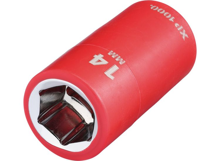 Draper 17641 XP1000&amp;#174; VDE Socket, 3/8" Sq. Dr., 14mm