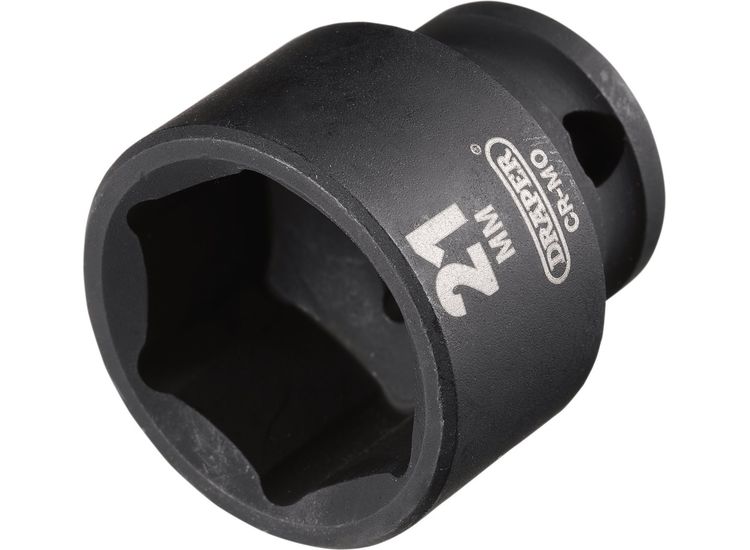 Draper 20169 Draper HI-TORQ&amp;#174; Metric Impact Socket, 3/8" Sq. Dr., 21mm