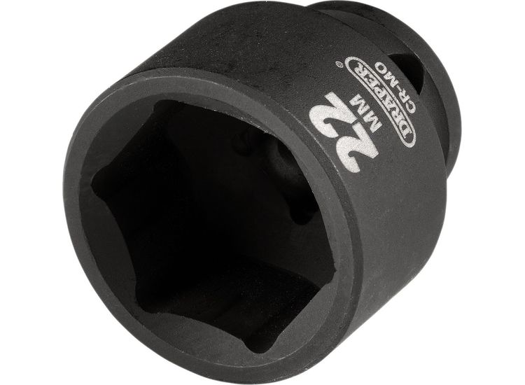 Draper 20171 Draper HI-TORQ&amp;#174; Metric Impact Socket, 3/8" Sq. Dr., 22mm