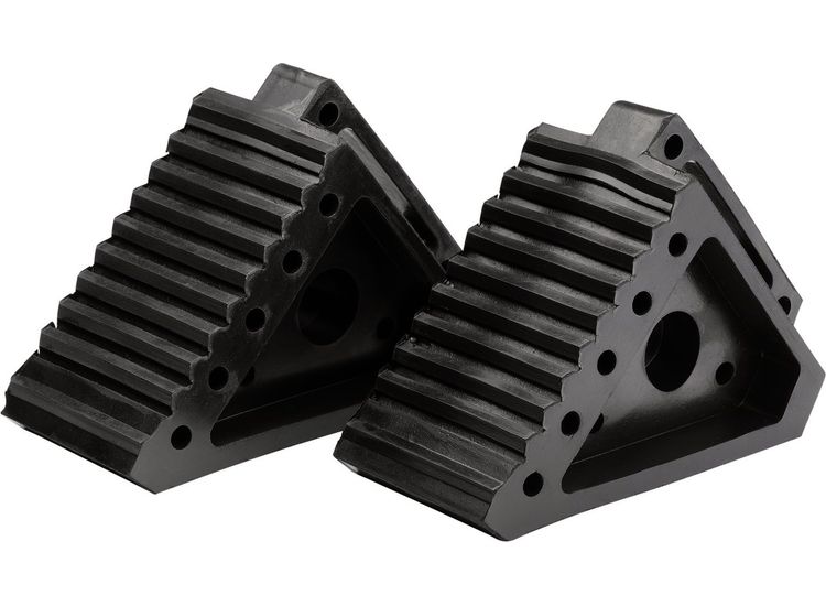 Draper 21131 Rubber Wheel Chocks, 3 Tonne (Pair)
