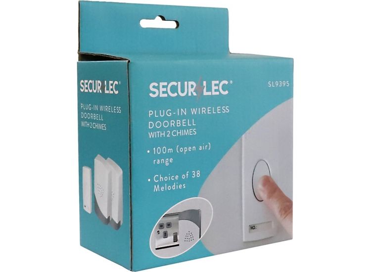 Securlec SL9395 1 Door Bell And 2 Chime