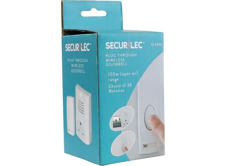 Securlec SL9396 Plug Through Doorbell + Chime