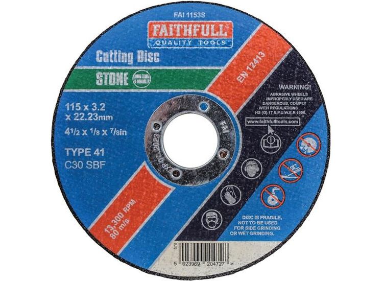 Faithfull Stone Cut Off Disc