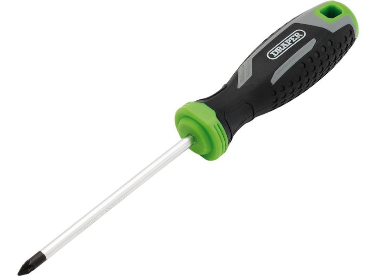 Draper 13370 Pozi Soft Grip Screwdriver, PZ1 x 100mm