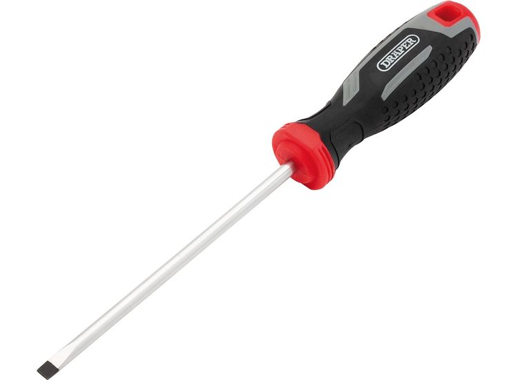Draper 13389 Slotted Parallel Soft Grip Screwdriver, SL5.5 x 125mm