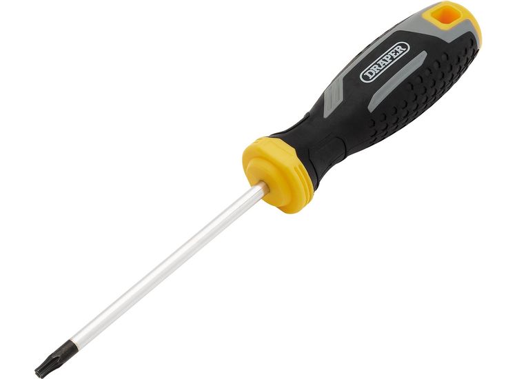 Draper 13410 Draper TX-STAR&amp;#174; Tamperproof Soft Grip Screwdriver, T20H x 100mm