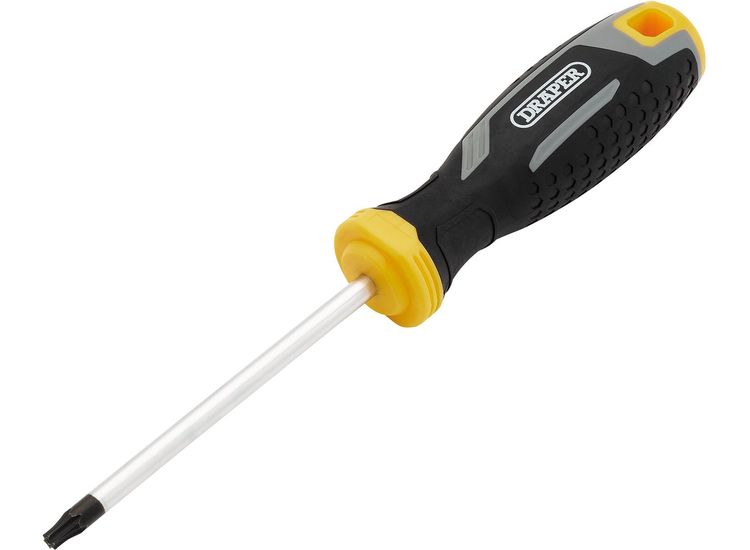 Draper 13423 Draper TX-STAR&amp;#174; Tamperproof Soft Grip Screwdriver, T25H x 100mm
