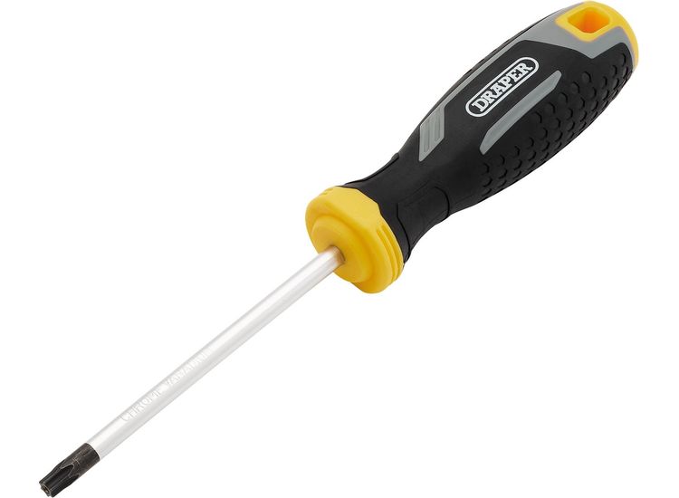 Draper 13424 Draper TX-STAR&amp;#174; Tamperproof Soft Grip Screwdriver, T30H x 100mm