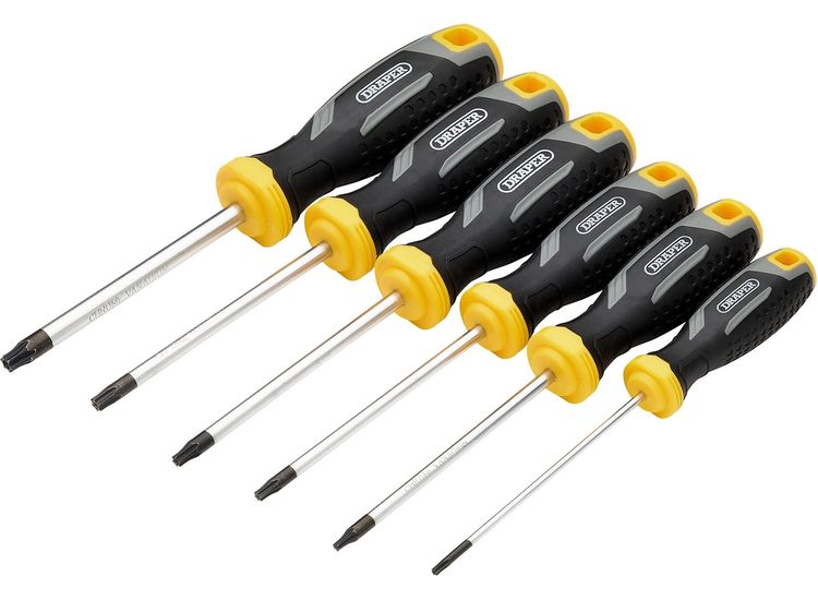 Draper 13435 Draper TX-STAR&amp;#174; Tamperproof Soft Grip Screwdriver Set (6 Piece)