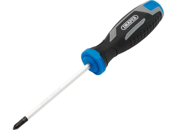 Draper 13443 Pound Thru Phillips Soft Grip Screwdriver, PH1 x 100mm