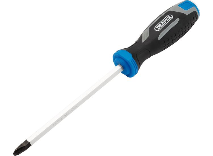 Draper 13446 Pound Thru Phillips Soft Grip Screwdriver, PH3 x 150mm