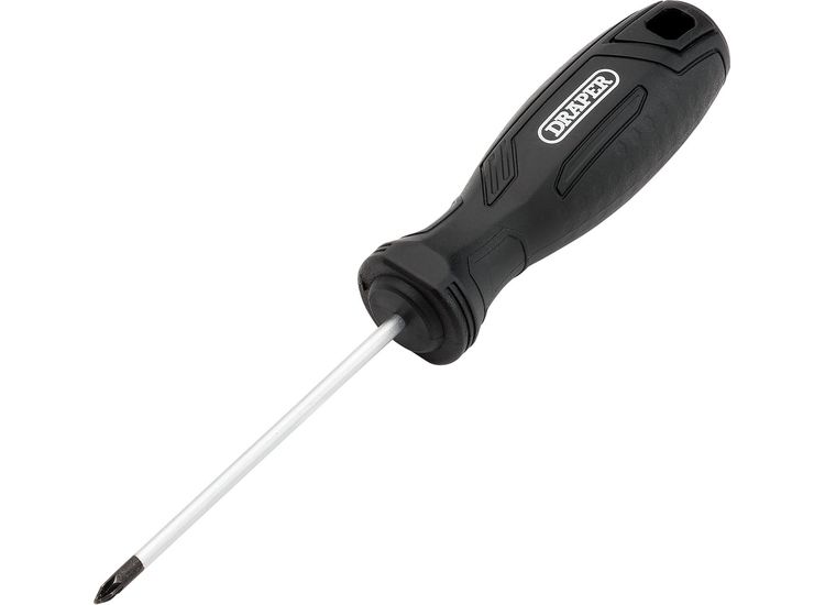 Draper 13512 Pozi Hard Grip Screwdriver, PZ0 x 75mm