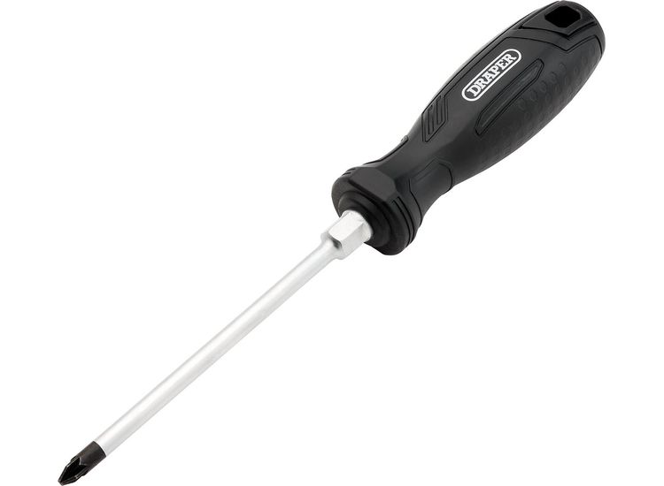 Draper 13516 Pozi Hard Grip Screwdriver, PZ2 x 125mm