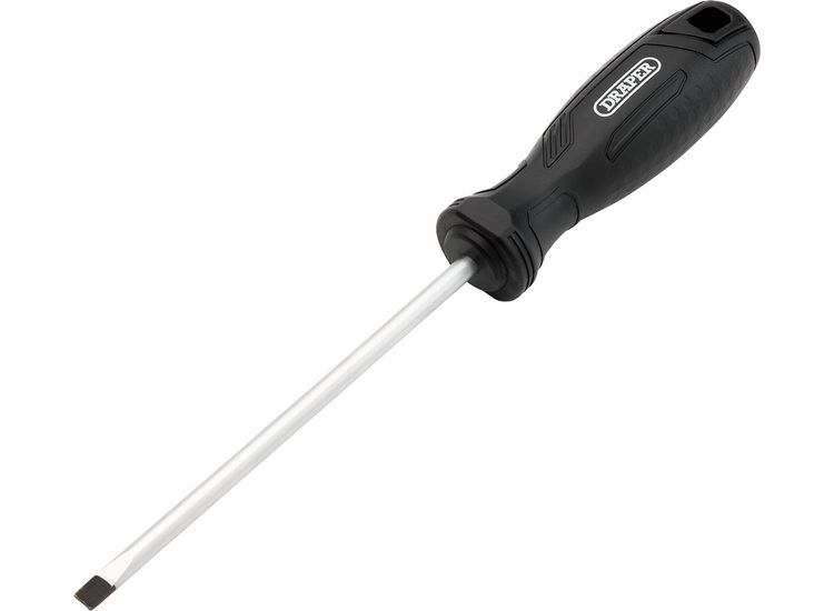 Draper 13541 Slotted Parallel Hard Grip Screwdriver, 5.5 x 125mm