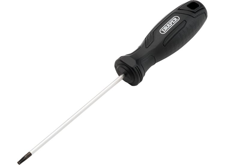 Draper 13569 Draper TX-STAR&amp;#174; Tamperproof Hard Grip Screwdriver, T10H x 100mm