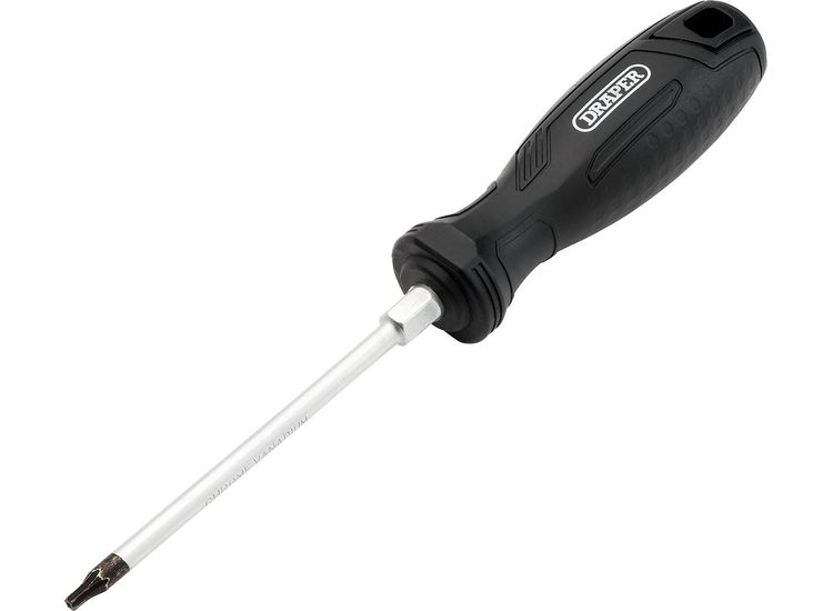 Draper 13570 Draper TX-STAR&amp;#174; Tamperproof Hard Grip Screwdriver, T15H x 100mm