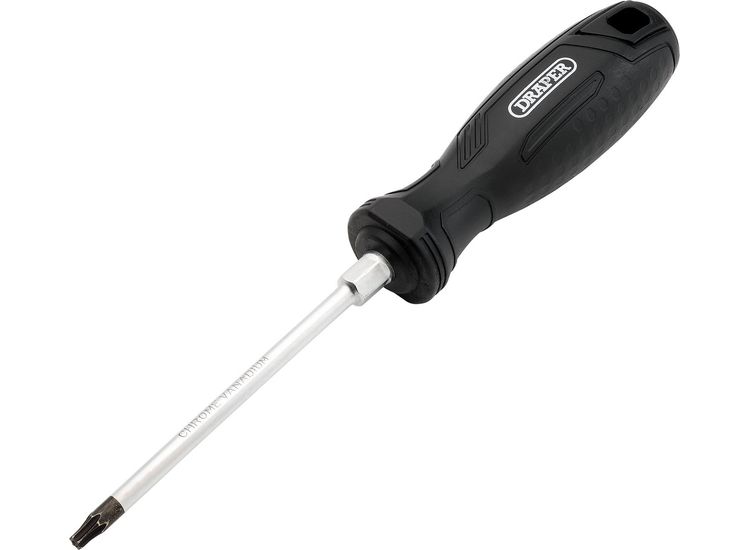 Draper 13572 Draper TX-STAR&amp;#174; Tamperproof Hard Grip Screwdriver, T20H x 100mm