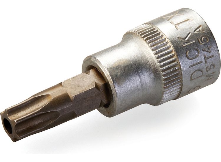 King Dick 3/8" SD Inserted Anti-Tamper Bit Short Socket Trx