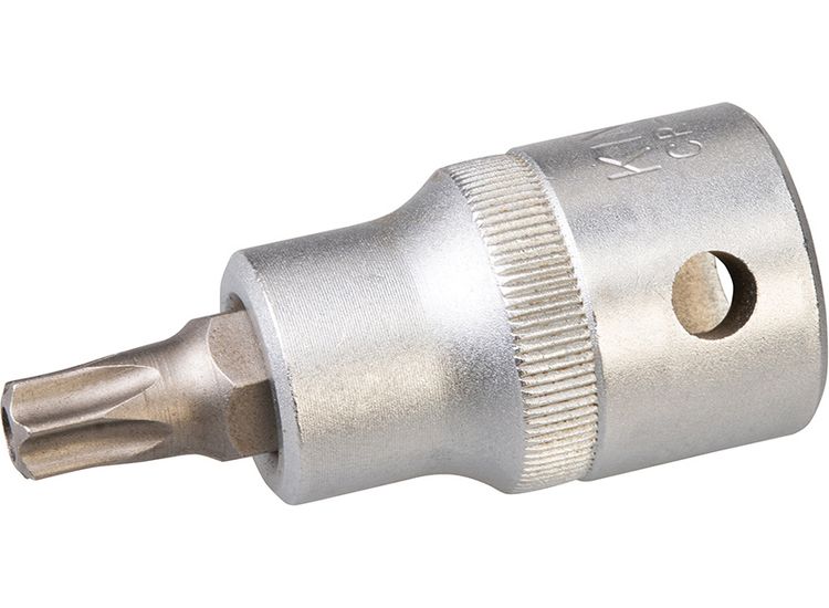 King Dick Anti-Tamper Bit Socket Short 1/2" SD Inserted Trx