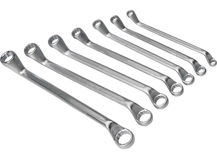 King Dick Ring Spanner Set Metric 8pce