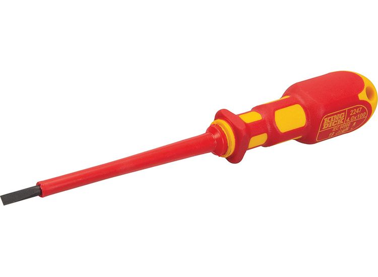 King Dick Slotted VDE Screwdriver