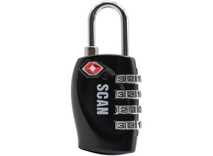 Scan Zinc Combination Padlock TSA Approved