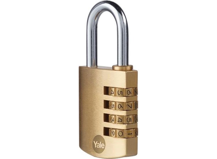 Yale Locks Brass Combination Padlock