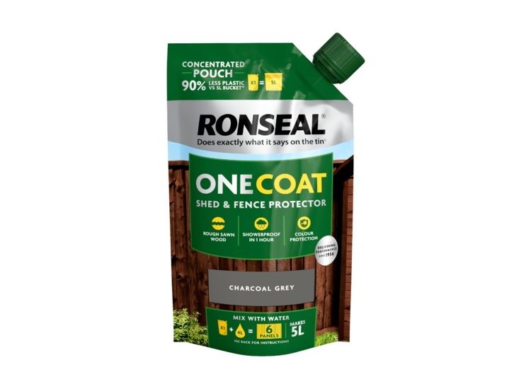 Ronseal 10800 Onecoat S&amp;F Refill Pouch Ch/Grey