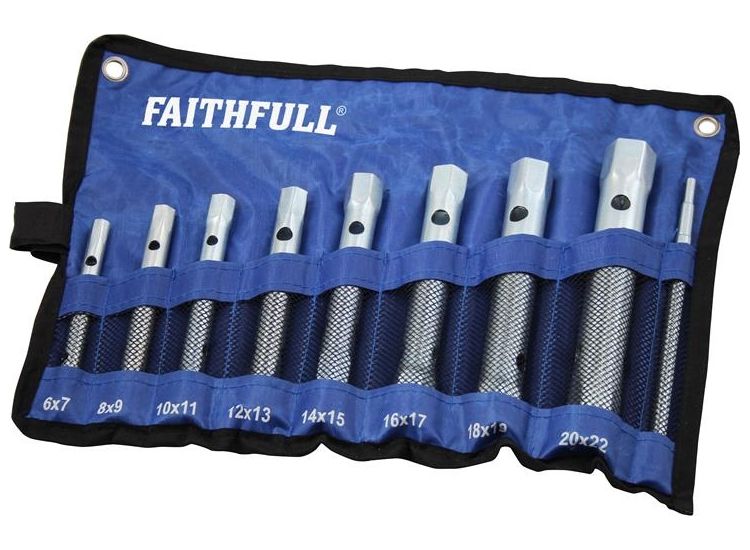 Faithfull Box Spanner Set, 8 Piece