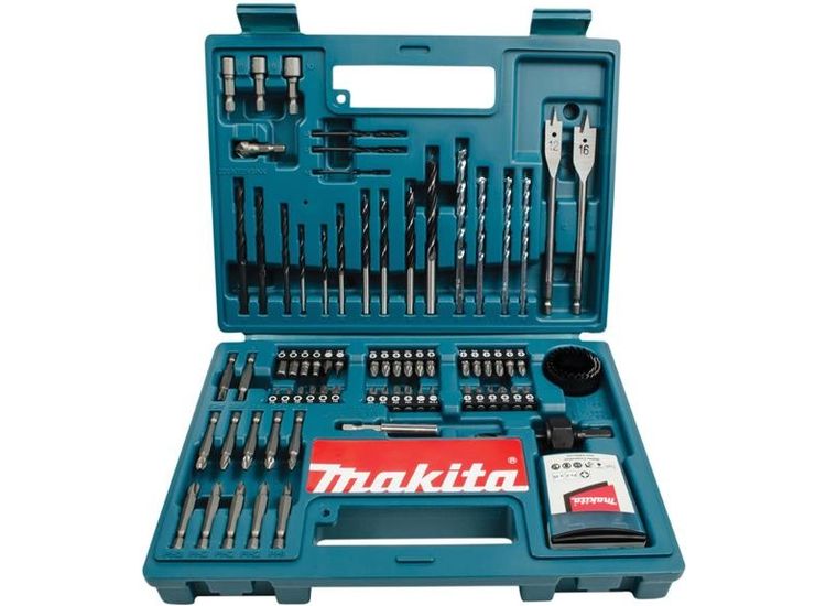 Makita B-53811 Drill &amp; Screwdriver Bit Accessory Set, 100 Piece
