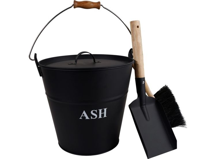 Hearth Home HH410 Deluxe Ash Bucket &amp; Tidy Set