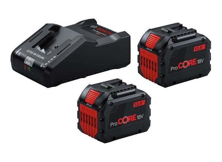 Bosch ProCORE18V 12.0Ah Batteries &amp; Charger Starter Kit 18V