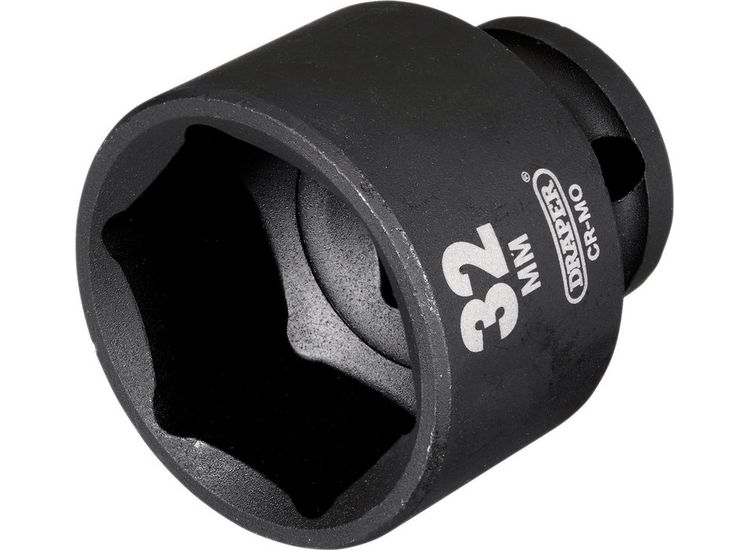 Draper 20189 Draper Hi-TORQ&amp;#174; Impact Socket, 1/2" Sq. Dr., 32mm
