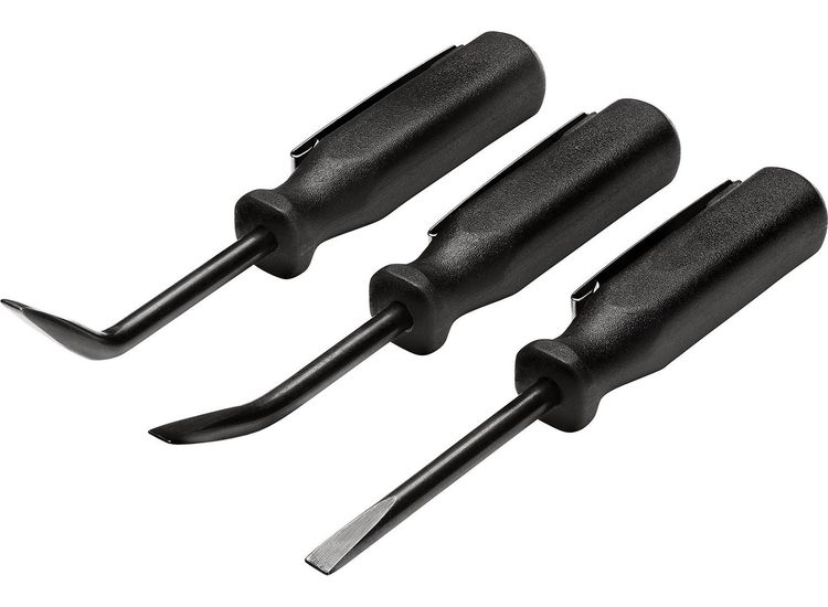 Draper 29729 Mini Pry Bar Set, 125mm, Black (3 Piece)