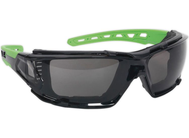 Sealey SSP69 Safety Spectacles with EVA Foam Lining - Anti-Glare Lens