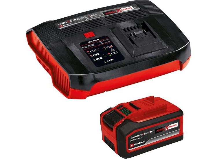 Einhell Power-X-Change Boostcharger Starter Kit 18V 1 x 4.0-6.0Ah Li-on