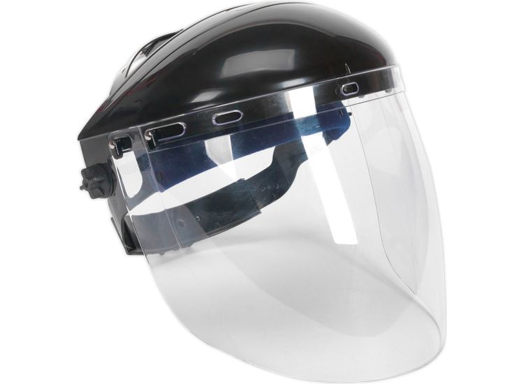 Sealey SSP78 Deluxe Brow Guard with Aspherical Polycarbonate Full Face Shield