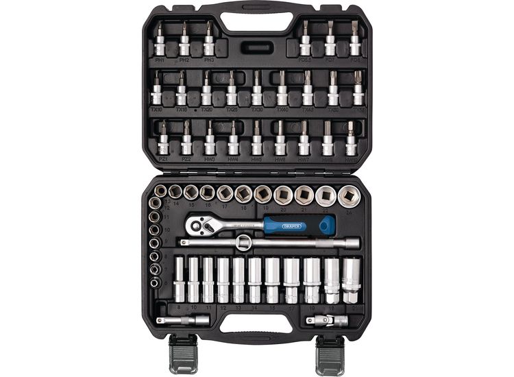 Draper 24228 HI-TORQ® Metric Socket and Bit Set, 3/8" Sq. Dr. (58 Piece)