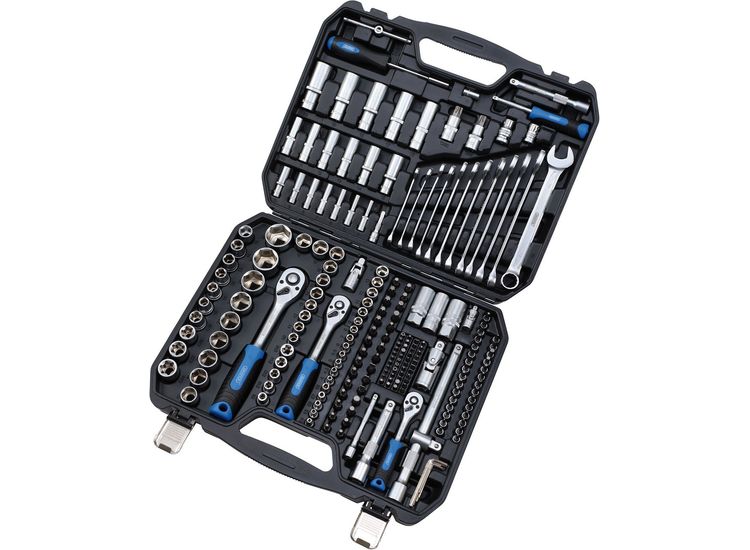 Draper 24232 Draper HI-TORQ&amp;#174; Metric Socket and Bit Set, 1/4", 3/8" and 1/2" Sq. Dr. (219 Piece)