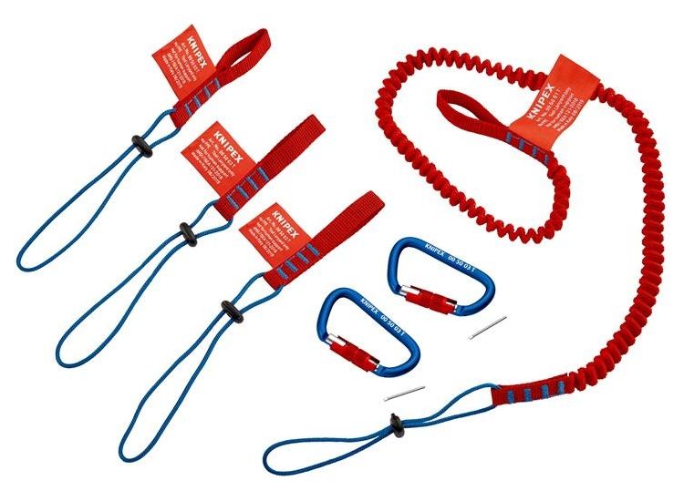 Knipex 00 50 04 T BK Tethering System Set, 6 Piece