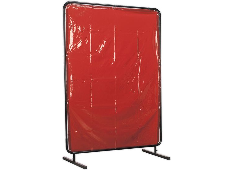 Sealey SSP99 Workshop Welding Curtain to BS EN 1598 &amp; Frame 1.3 x 1.75m