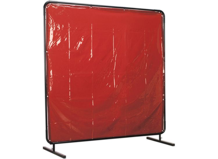 Sealey SSP992 Workshop Welding Curtain to BS EN 1598 &amp; Frame 1.8 x 1.75m