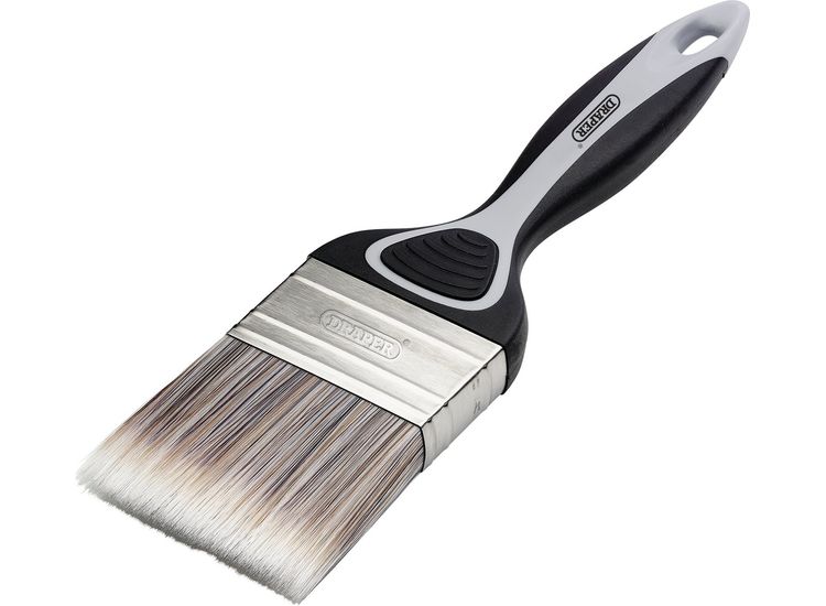 Draper 20511 Flat Paint Brush with Soft Grip, 65mm